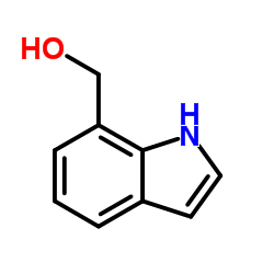 吲哚-7-甲醇结构式