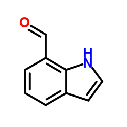 吲哚-7-甲醛结构式