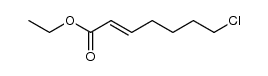7-CHLORO-HEPT-2-ENOIC ACID ETHYL ESTER结构式