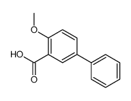 4-Methoxy-3-biphenylcarboxylic acid结构式