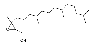 [3-methyl-3-(4,8,12-trimethyltridecyl)oxiran-2-yl]methanol结构式