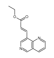 ethyl 1,6-naphthyridine-8-acrylate结构式