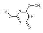 4,6-二甲氧基-1,3,5-三嗪-2(1H)-酮结构式