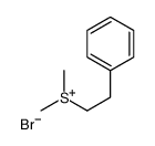 dimethyl(2-phenylethyl)sulfanium,bromide结构式