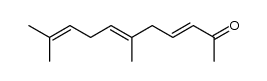 6,10-dimethyl-3,6,9-undecatrien-2-one结构式
