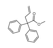 methyl 2,2-diphenyl-4-pentenoate结构式