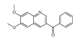(6,7-dimethoxyquinolin-3-yl)-phenylmethanone结构式