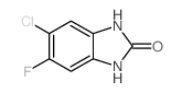 5-Chloro-6-Fluoro-1H-Benzo[D]IMidazol-2(3H)-One结构式