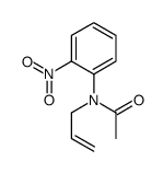 N-(2-nitrophenyl)-N-prop-2-enylacetamide结构式