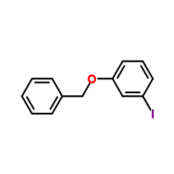 1-苄氧基-3-碘苯,结构式