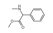 methyl α-(N-methylamino)phenylacetate结构式