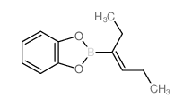 (Z)-3-Hexenyl-3-boronic acid catechol ester结构式