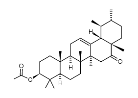 3β-acetoxy-ursen-(12)-one-(16)结构式