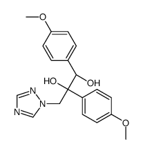 (1S,2R)-1,2-bis(4-methoxyphenyl)-3-(1,2,4-triazol-1-yl)propane-1,2-diol结构式