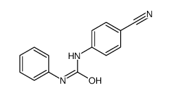 N-(4-CYANOPHENYL)-N''-PHENYLUREA结构式