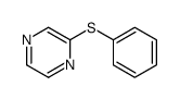 2-phenylsulfanylpyrazine结构式