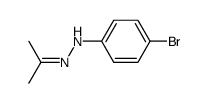 acetone p-bromophenylhydrazone结构式