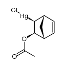 (2-acetoxy-cis-exo-bicyclo[2.2.1]hept-5-en-3-yl)mercuric chloride结构式