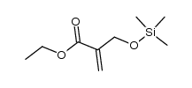 α-(trimethylsilyloxymethyl)acrylate d'ethyle结构式