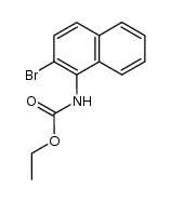 ethyl (2-bromonaphthalen-1-yl)carbamate结构式