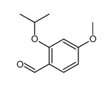 4-甲氧基-2-(丙烷-2-基氧基)苯甲醛结构式