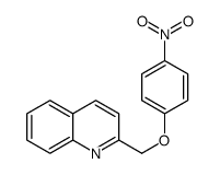 2-[(4-nitrophenoxy)methyl]quinoline结构式
