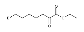 ethyl 7-bromo-2-oxoheptanoate结构式