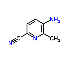 5-氨基-6-碘-吡啶-2-甲腈结构式