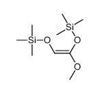 (1-methoxy-2-trimethylsilyloxyethenoxy)-trimethylsilane结构式