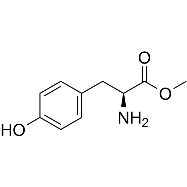 L-酪氨酸甲酯结构式