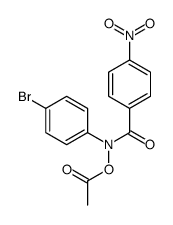 (4-bromo-N-(4-nitrobenzoyl)anilino) acetate结构式
