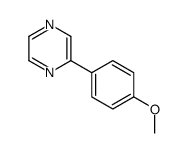 2-(4-甲氧基苯基)吡嗪结构式
