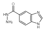 1H-苯并咪唑-6-酰肼结构式