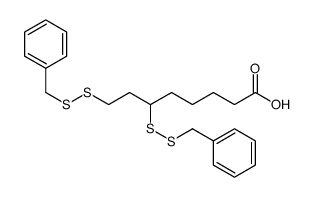 6,8-bis(benzyldisulfanyl)octanoic acid结构式