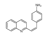 4-(2-quinolin-2-ylethenyl)aniline结构式