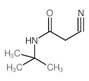 N-tert-butyl-2-cyanoacetamide结构式