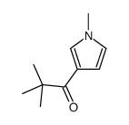 2,2-dimethyl-1-(1-methylpyrrol-3-yl)propan-1-one结构式