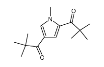 1,1'-(1''-methyl-1''H-pyrrol-2'',4''-diyl)bis(2,2-dimethylpropan-1-one)结构式