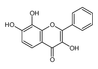 3,7,8-trihydroxy-2-phenylchromen-4-one结构式