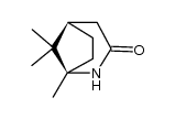 1,8,8-trimethyl-2-azabicyclo[3.2.1]octan-3-one结构式