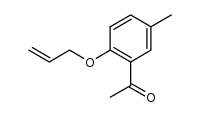 1-(2-allyloxy-5-methyl-phenyl)-ethanone结构式