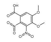 4,5-dimethoxy-2,3-dinitro-benzoic acid结构式