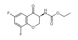 (S)-ethyl (6,8-difluoro-4-oxochroman-3-yl)carbamate结构式
