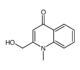 2-(hydroxymethyl)-1-methylquinolin-4-one结构式