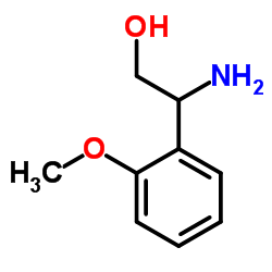 2-氨基-2-(2-甲氧基苯基)-1-乙醇结构式