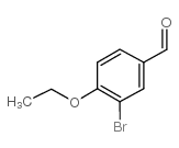 3-溴-4-乙氧基苯甲醛结构式