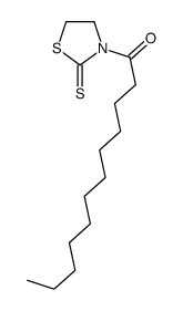 1-(2-sulfanylidene-1,3-thiazolidin-3-yl)dodecan-1-one结构式