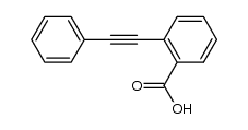 2-(2'-phenylethynyl)benzoic acid结构式