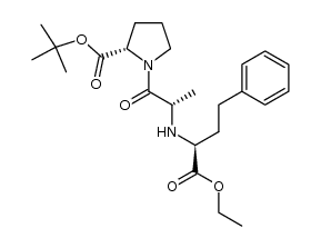Enalapril tert-Butyl Ester结构式