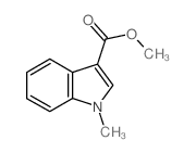 1-甲基-1H-吲哚-3-羧酸甲酯结构式